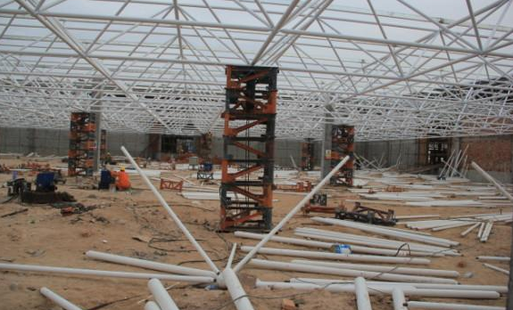 甘南盘点钢结构网架装配的步履和相关关注变乱