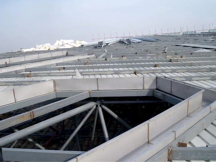 甘南安吉县体育馆网架